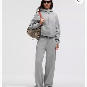 Lululemon Scuba Mid-Rise Wide-Leg Pants size 14